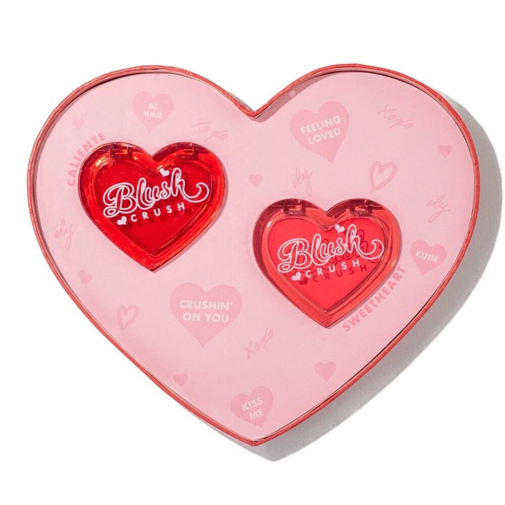 ๐ Italia Deluxe Blush Crush Lip & Cheek Balm Duo Gift Set ๐น Heart Shaped - Picture 2 of 5